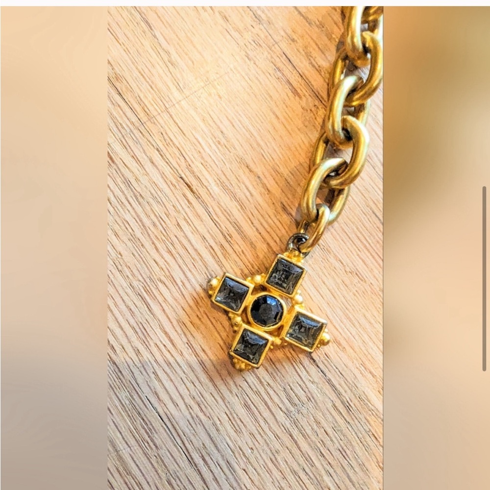 Linda Levinson Vintage golden chain belt / necklace - Picture 2 of 11